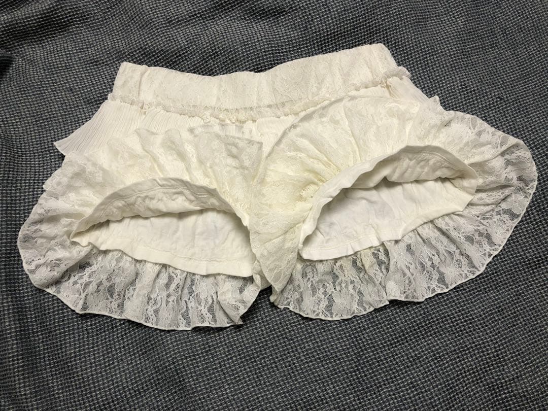 希少LIZLISA系3段フリルキュロット　ミニスカート　TRALALA系スカパン