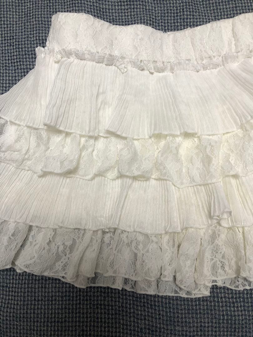 希少LIZLISA系3段フリルキュロット　ミニスカート　TRALALA系スカパン