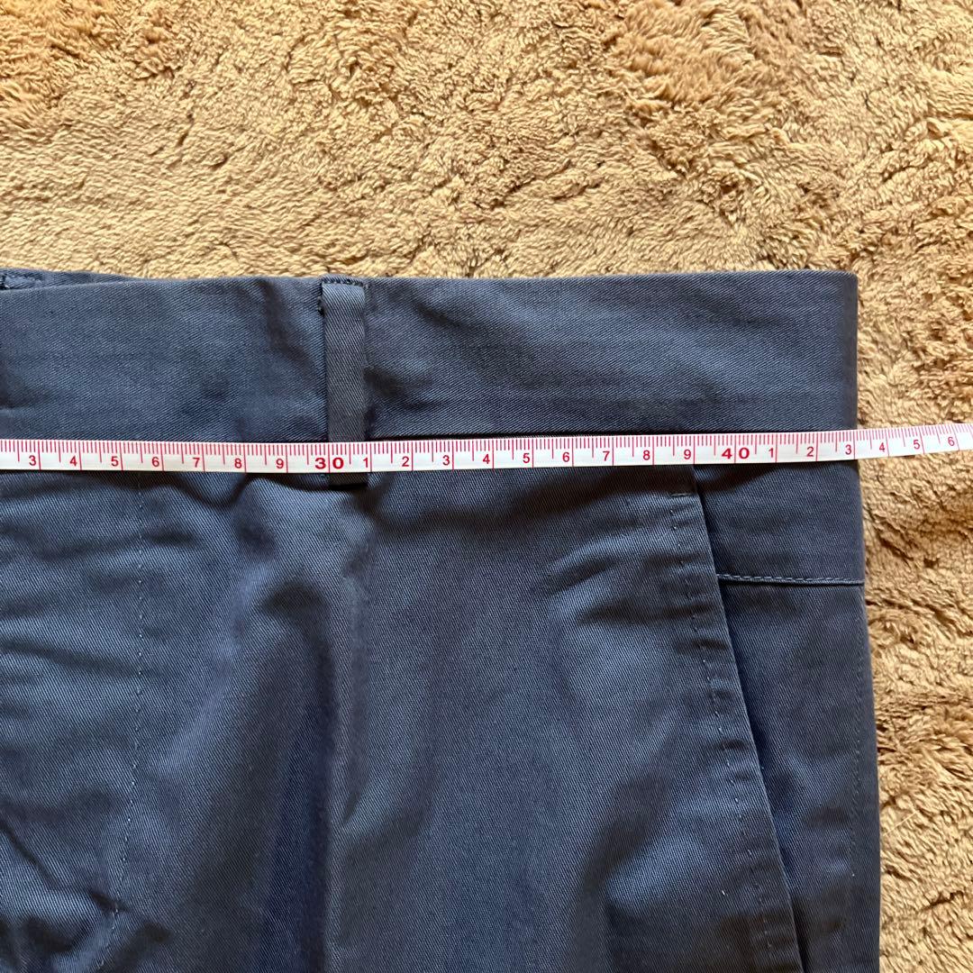 新品♡美品♡未使用♡HERMESメンズ青のスラックス