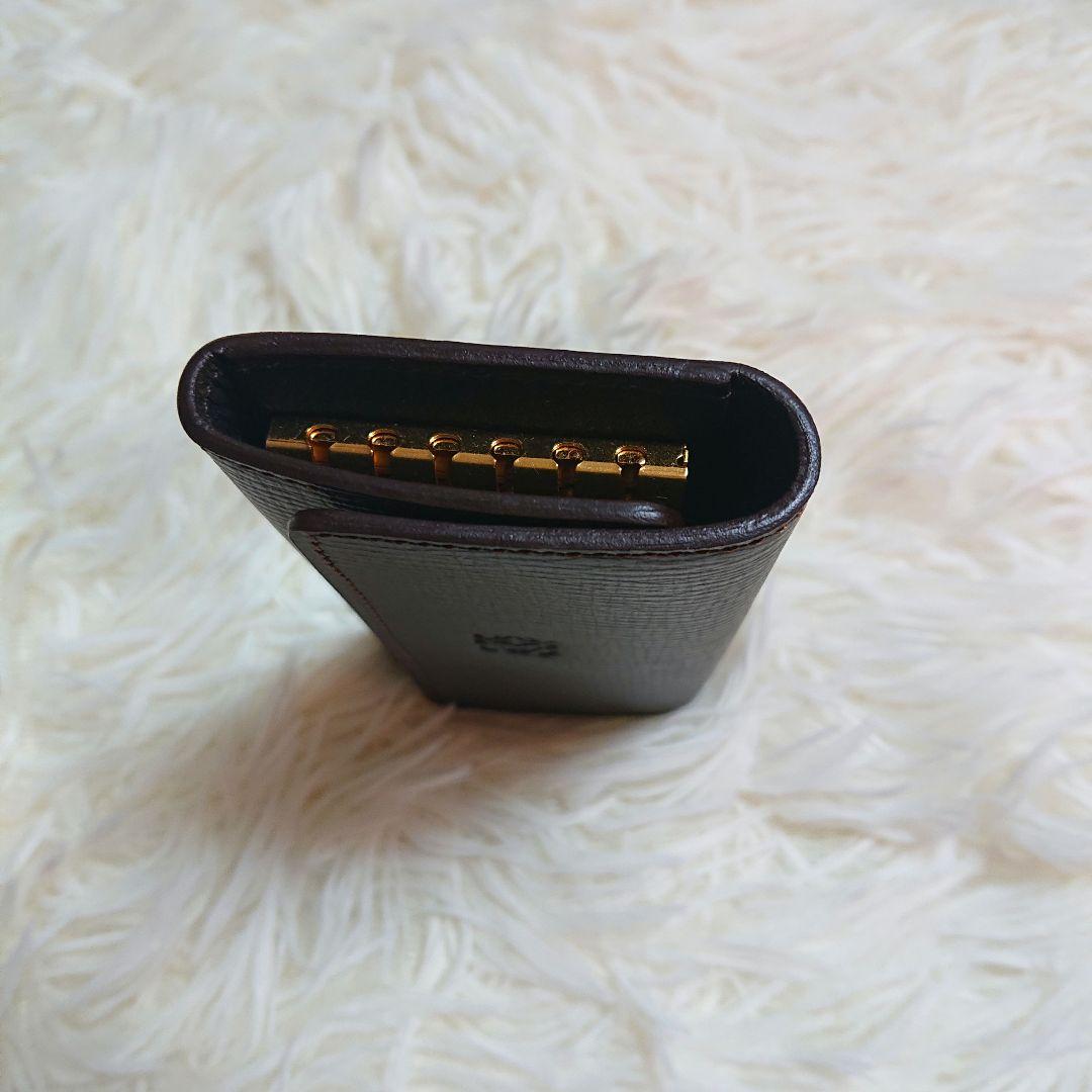 【美品】LOEWE ロエベ 6連 キーケース アマソナ アナグラム レザー