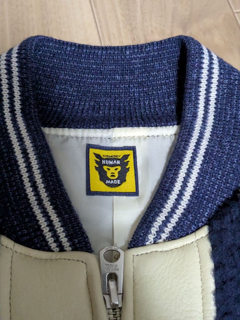 アイボリー・ネイビー スタジャン