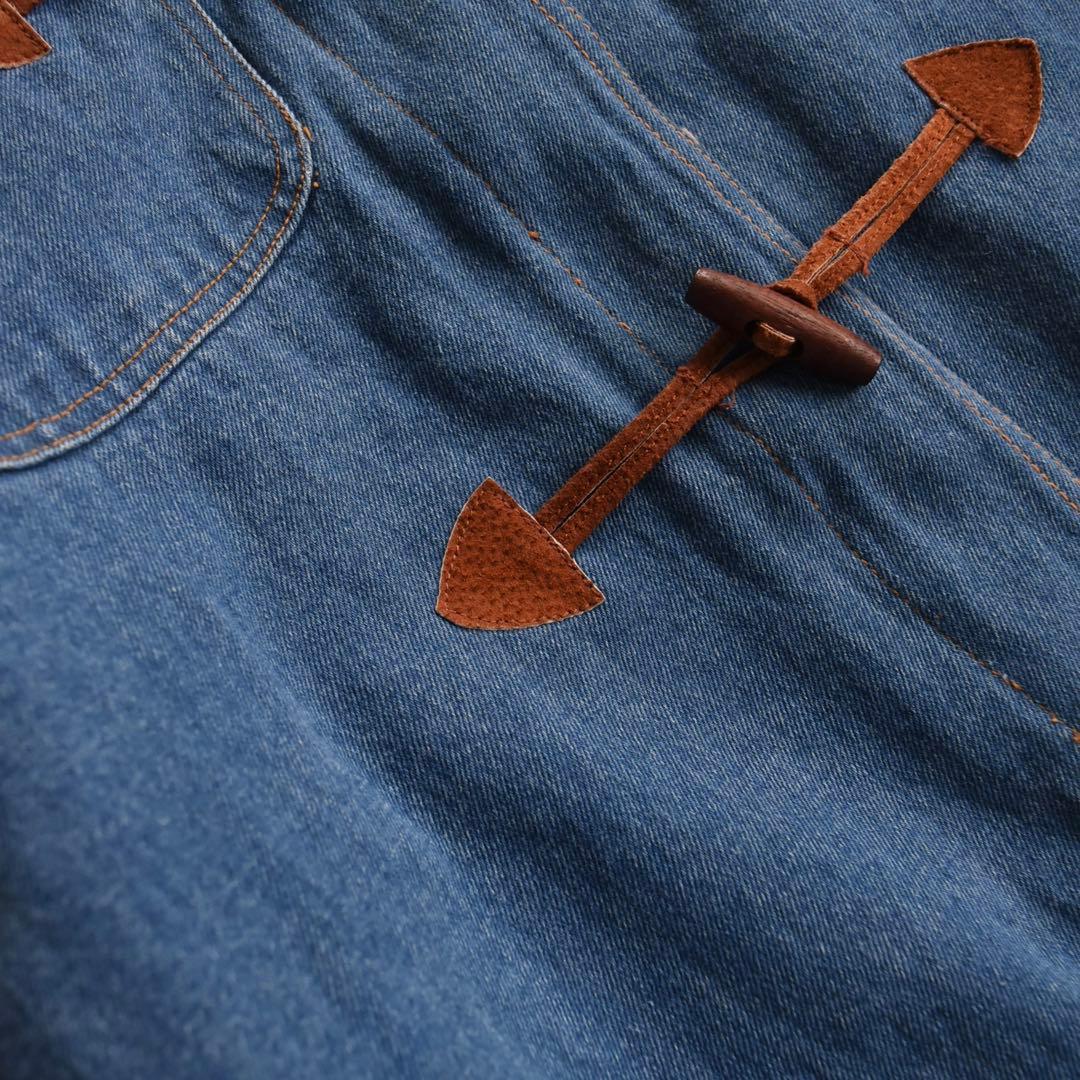 90s FORENZAフォレンツァ デニムダッフルコート M 未使用ヴィンテージ