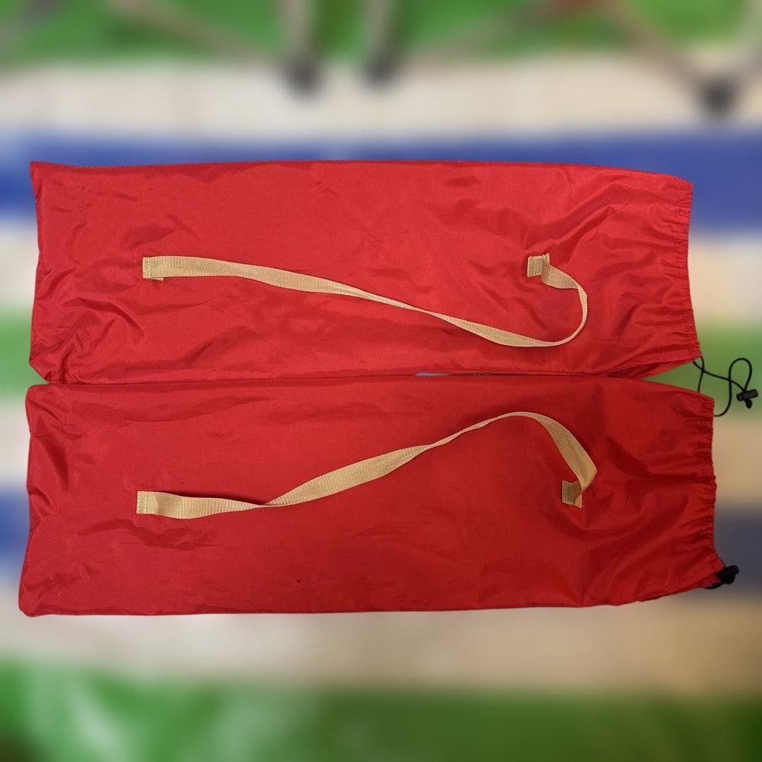 Coleman スリムキャプテンチェア レッド 2脚セット