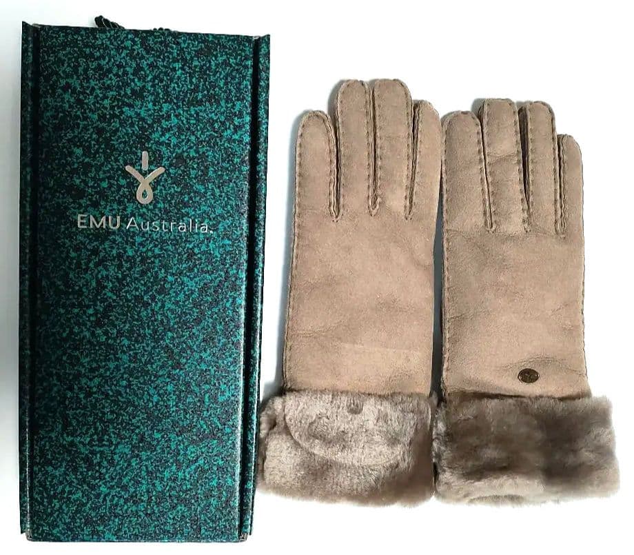 エミュ　Apollo Bay Gloves　シープスキン　手袋 マッシュルーム