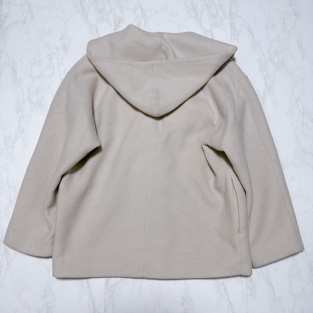 美品 ✨Whim Gazette メリンプフーデッドコートショート丈