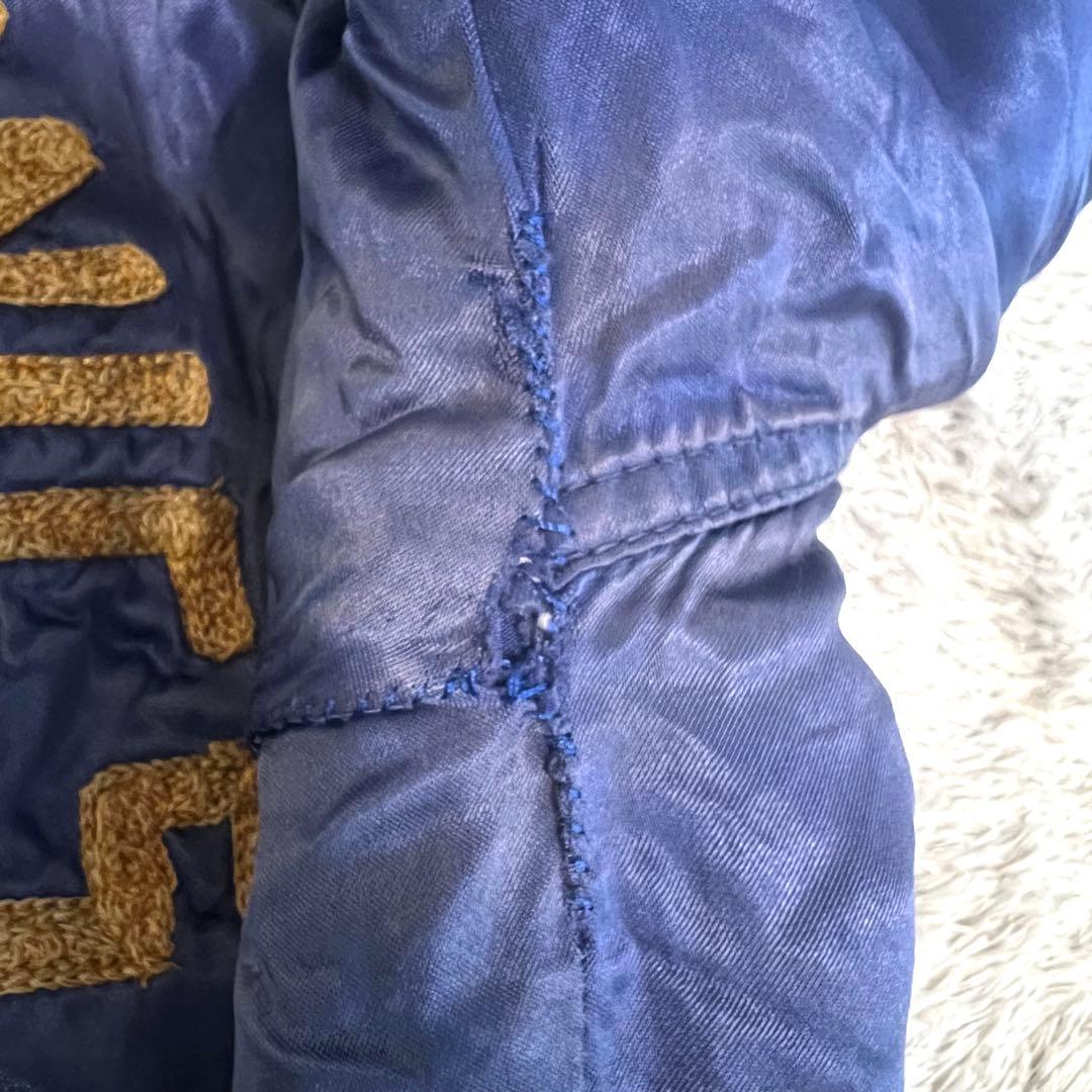 50s 60s ウール スタジャン サテン ジャケット リバーシブル USA製