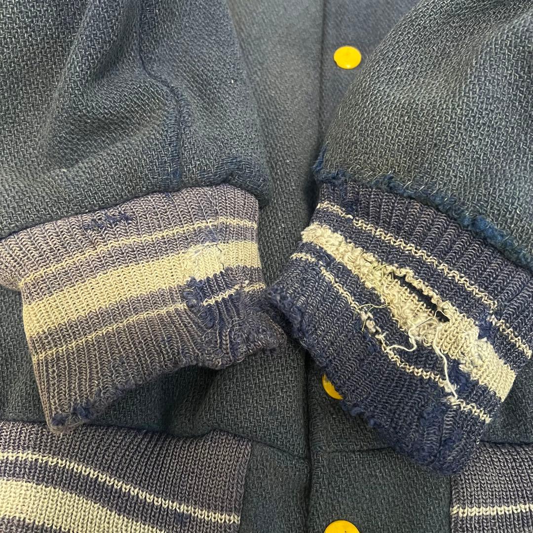 50s 60s ウール スタジャン サテン ジャケット リバーシブル USA製