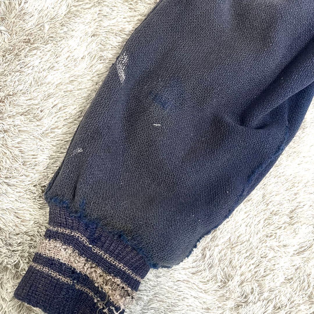 50s 60s ウール スタジャン サテン ジャケット リバーシブル USA製