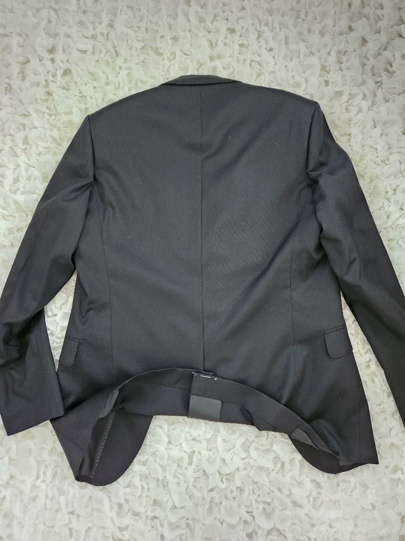 【新品】Mr.JUNKOメンズスーツ黒無地YA7