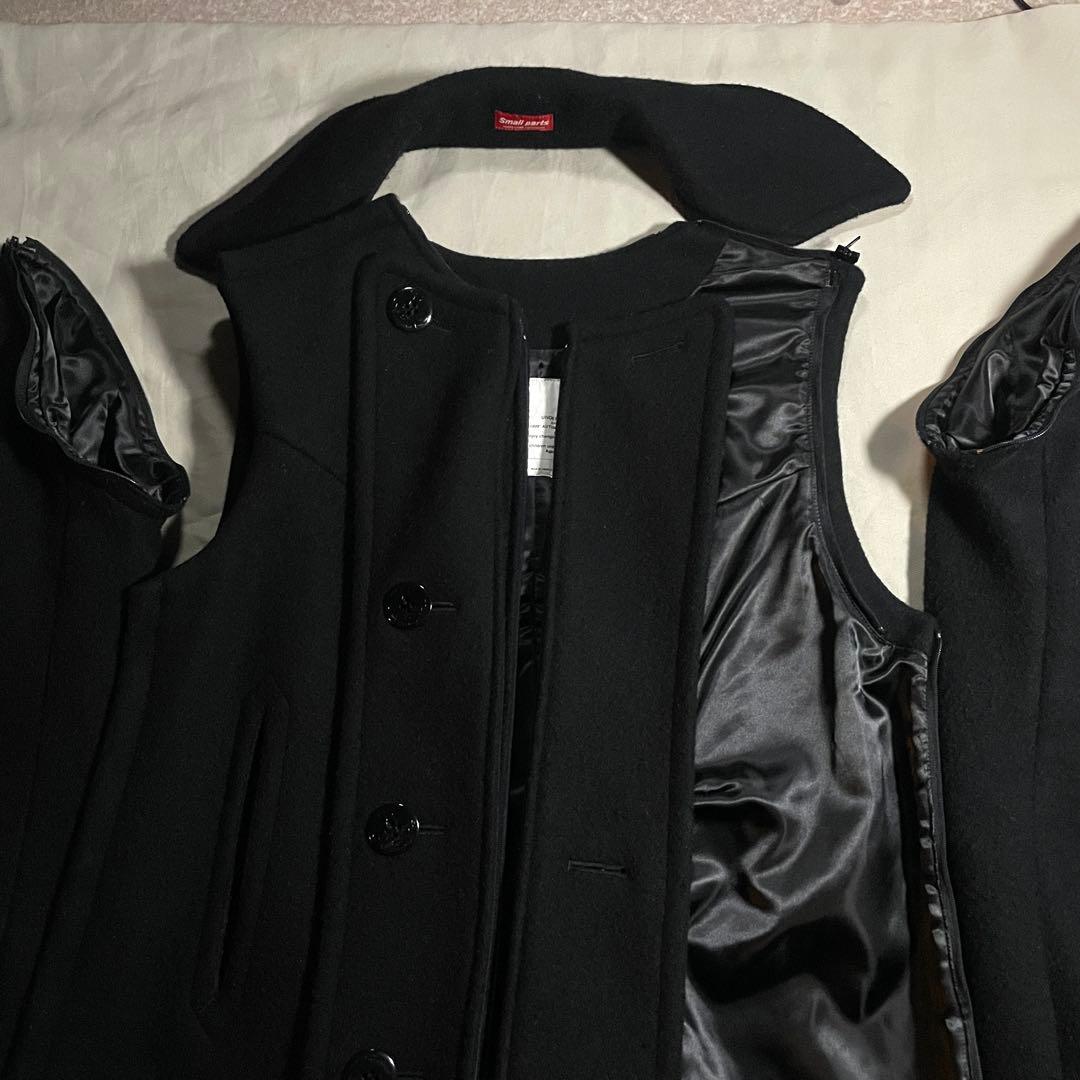 ジャケット・アウター 1998s UNDERCOVER small parts wool coat