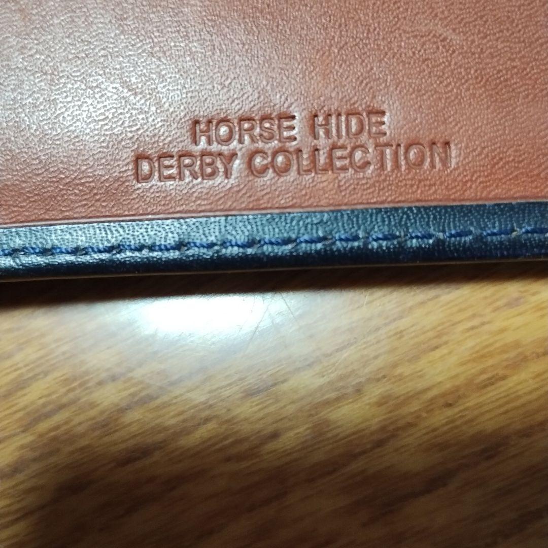 【良品】Whitehouse Cox 二つ折り財布 ホースハイド　黒