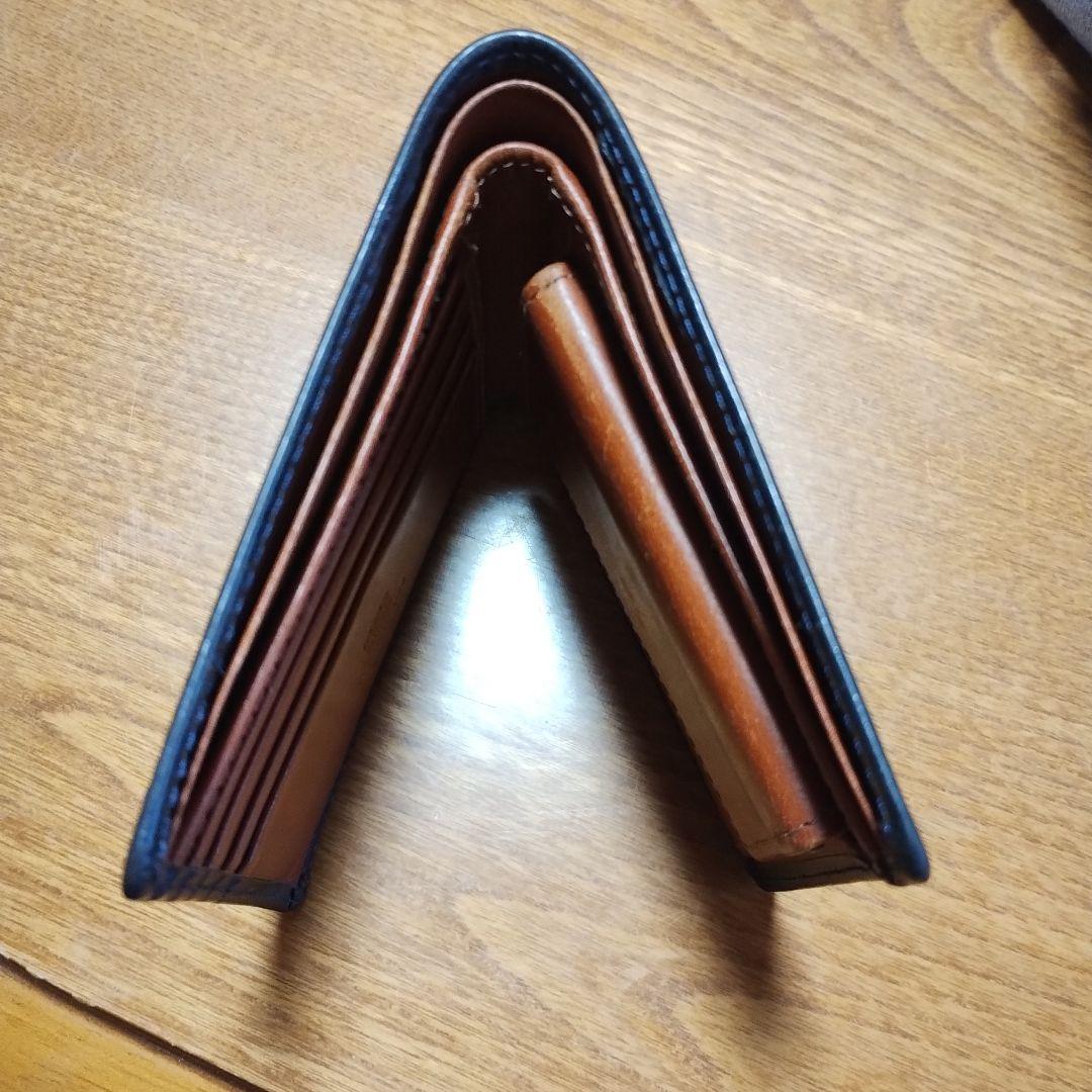 【良品】Whitehouse Cox 二つ折り財布 ホースハイド　黒