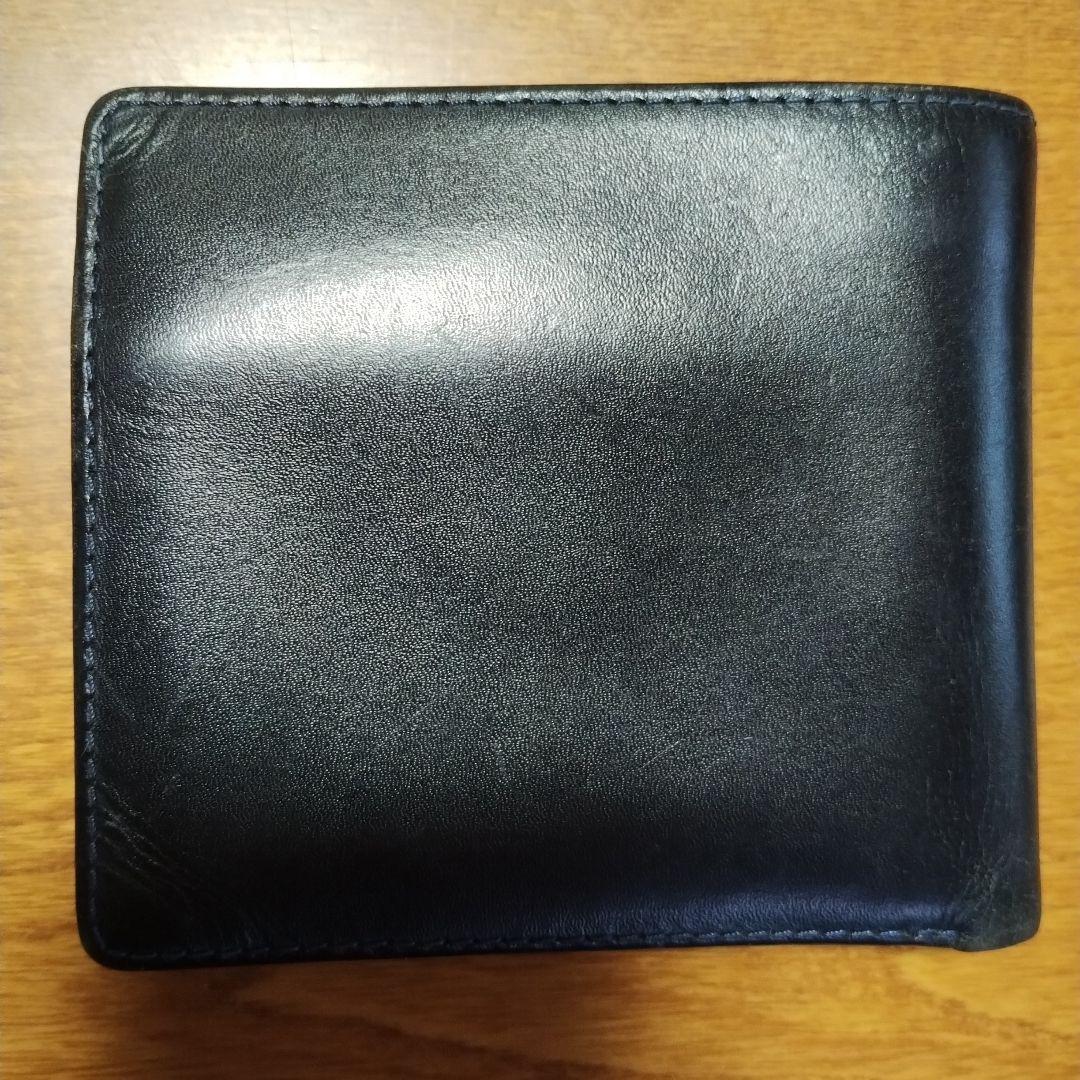 【良品】Whitehouse Cox 二つ折り財布 ホースハイド　黒