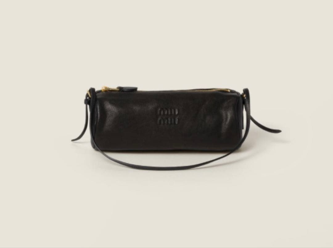 Miu Miu ナッパレザーポーチ ブラック 新品未使用