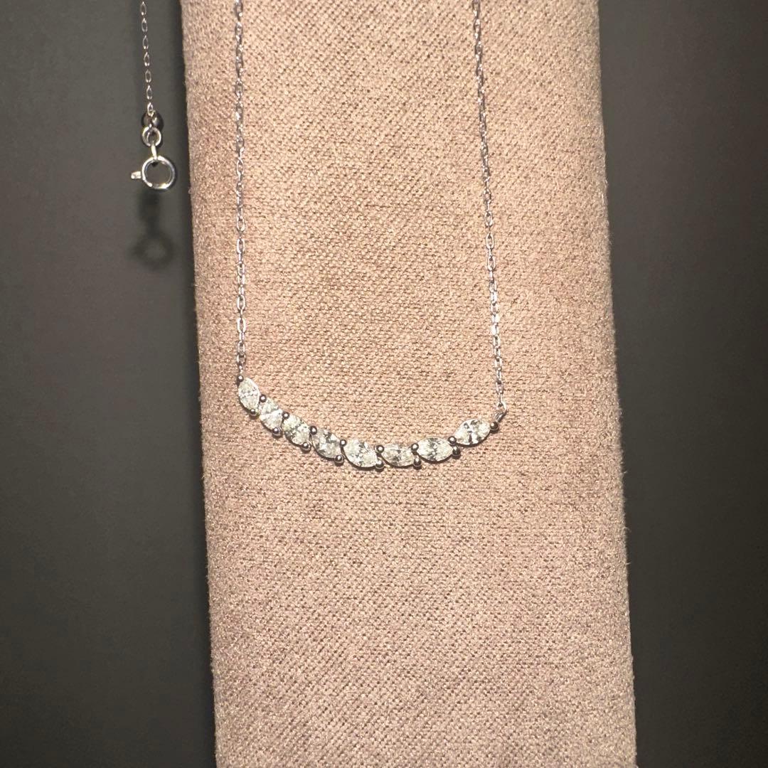 ゆきざき　ダイヤモンド ホワイトゴールドネックレス