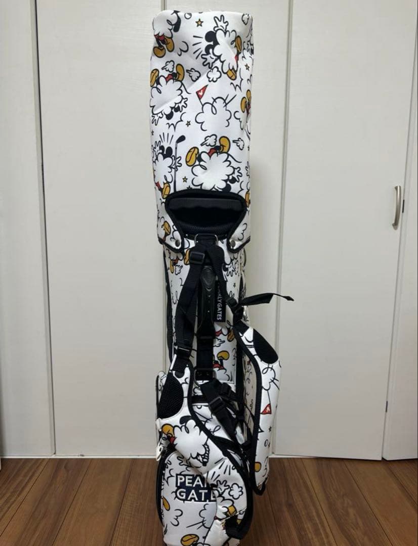 【限定コラボ】PEARLY GATES キャディバッグ　ミッキーコラボ