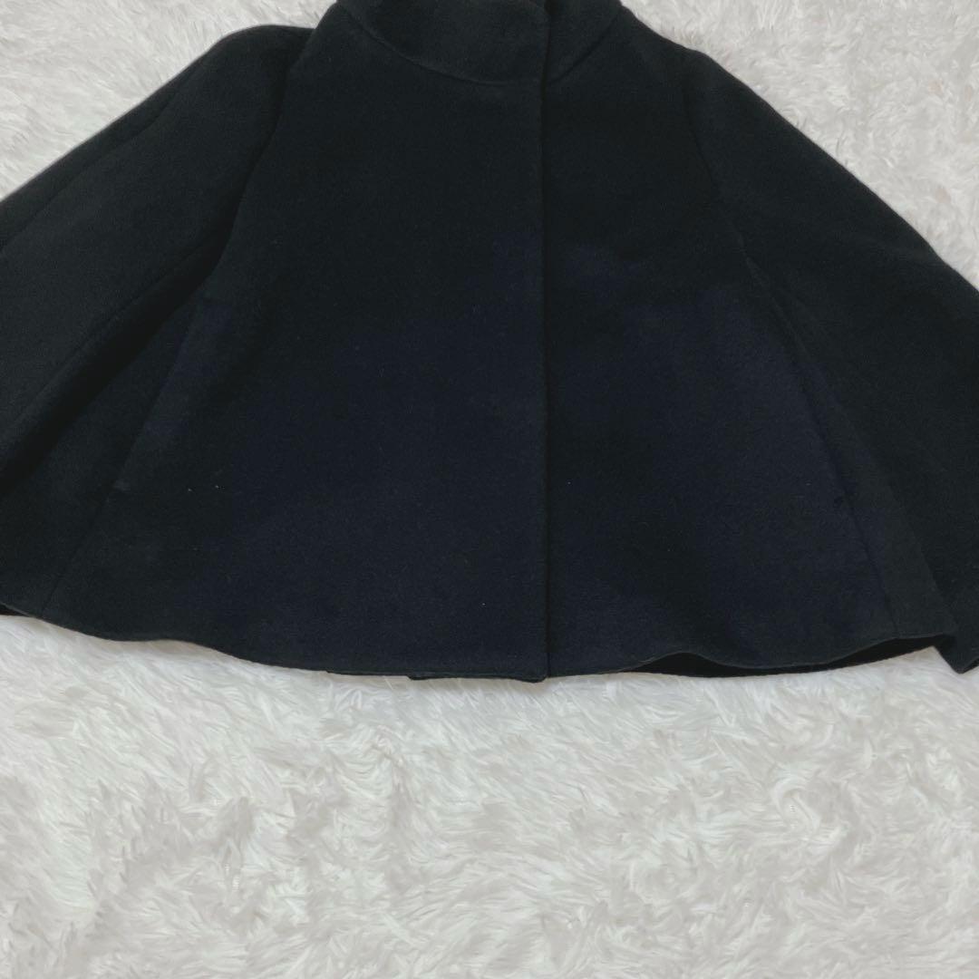 試着のみ✨定価6.8万 今季新作 ANAYI ウールビーバーショートコート 黒