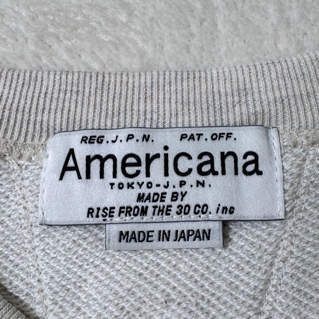アメリカーナ　BIGロゴスウェット　プルオーバー　トレーナー　コットン　裏毛