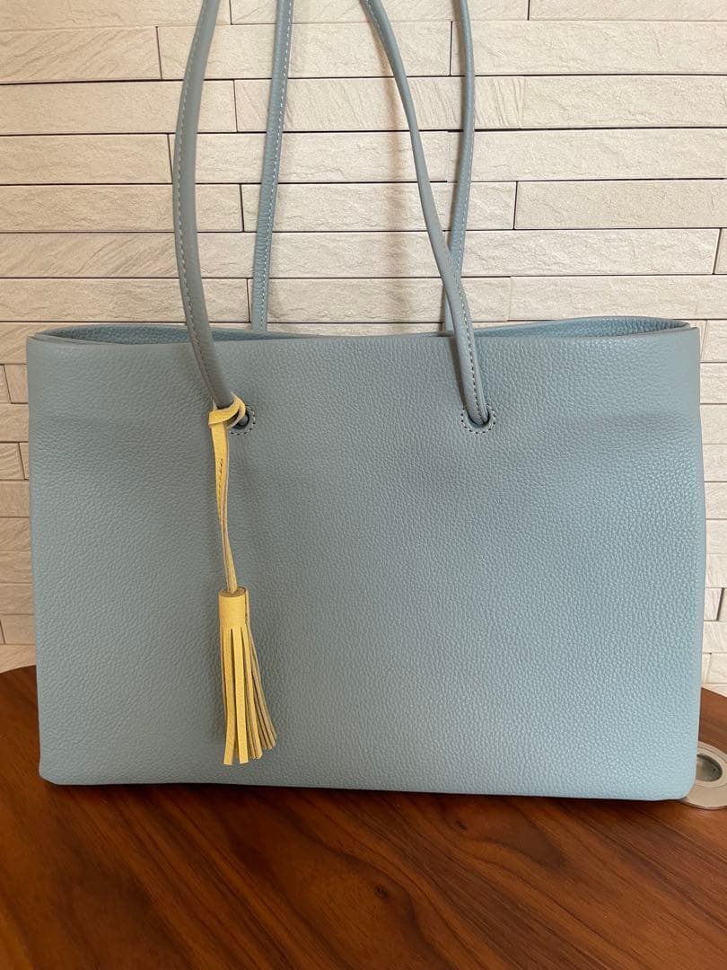 新進工房　大人革袋横型　タッセル付き