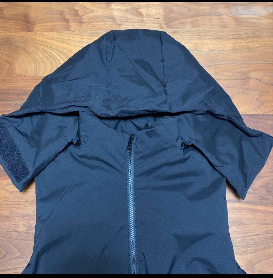 ヨウジヤマモト Y-3 ワイスリー　ロングダウンベスト　フード付コート