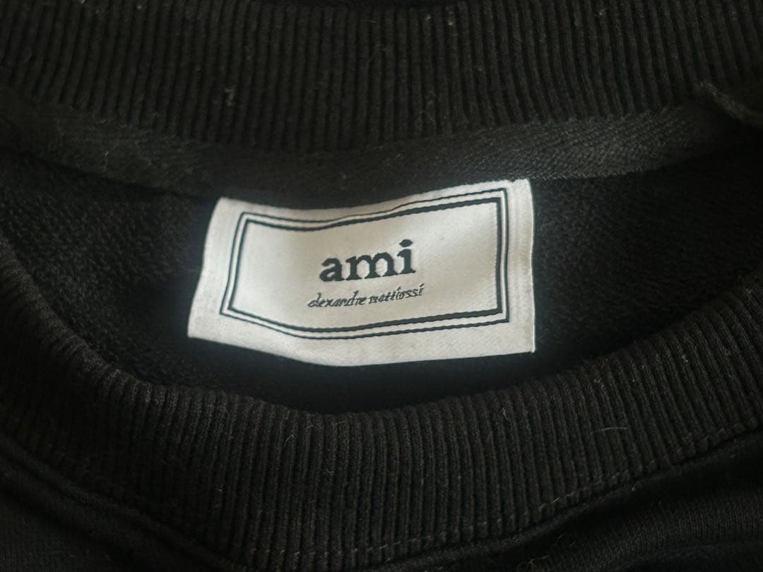 AMI アミパリス スウェット トレーナー XLサイズ ブラック