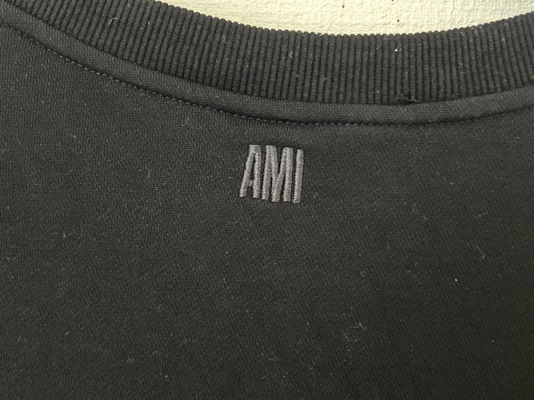 AMI アミパリス スウェット トレーナー XLサイズ ブラック