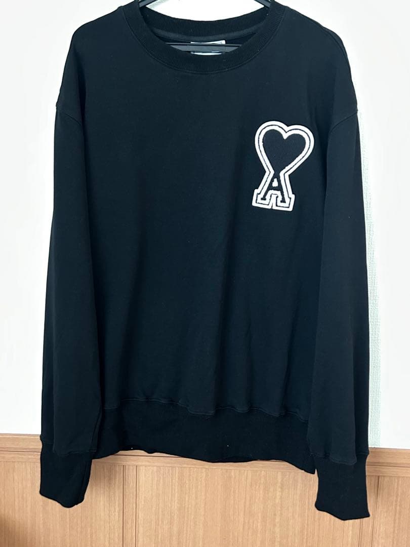 AMI アミパリス スウェット トレーナー XLサイズ ブラック