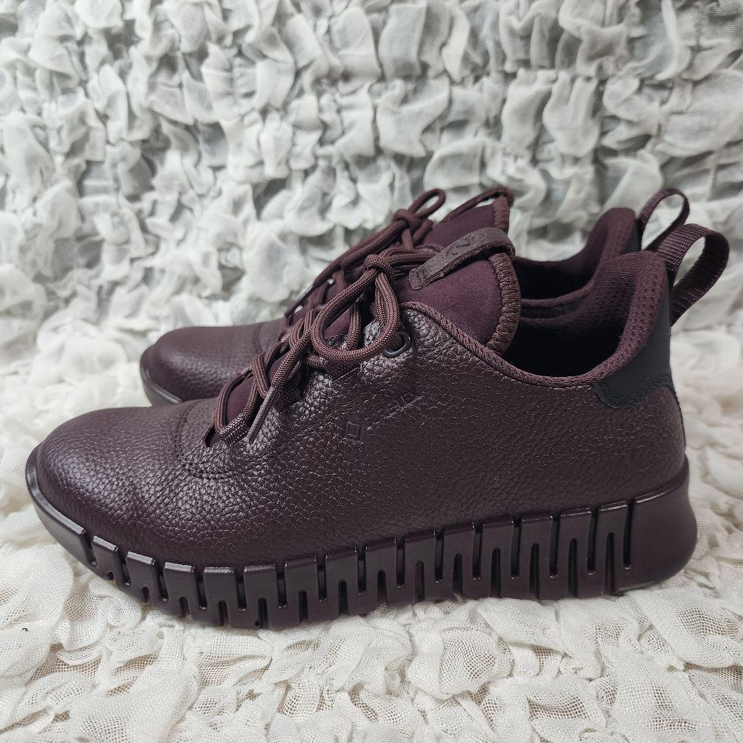 エコー ゴアテックス 防水 グルーブ ウーマン レザー スニーカー