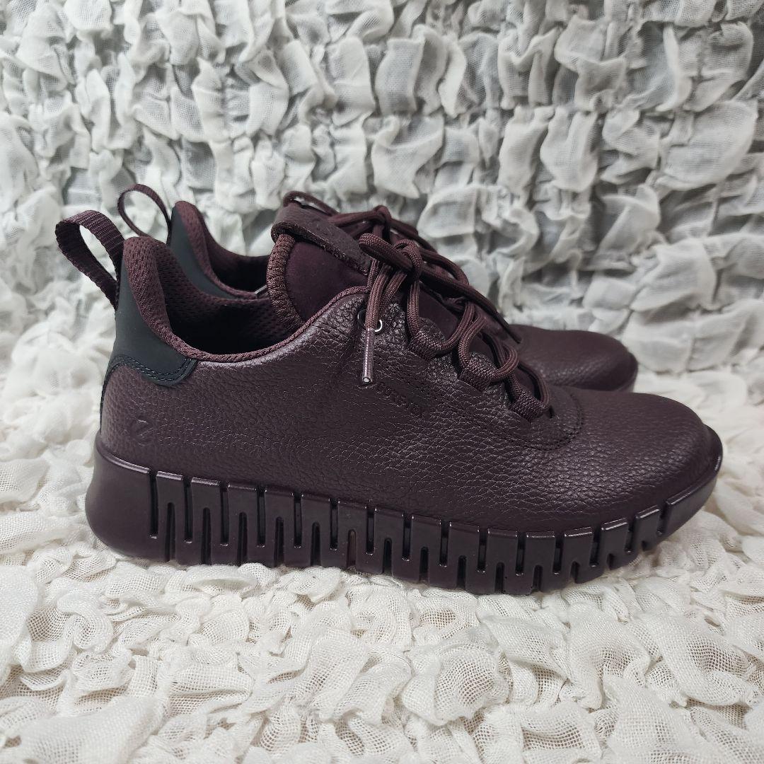 エコー ゴアテックス 防水 グルーブ ウーマン レザー スニーカー