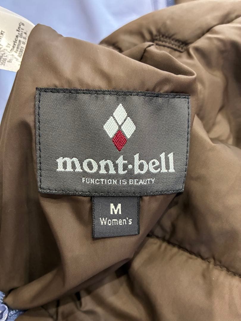 montbell フード付きブラウンジャケット