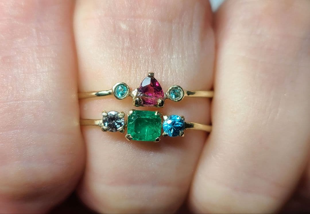 minはるビビッドレッドカラー★ブラジル産ルベライト★オーダー