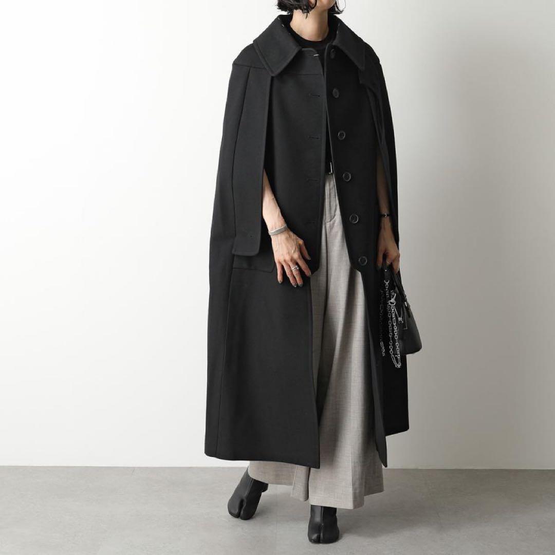 マルジェラ　Maison Margielaロングポンチョ　コート