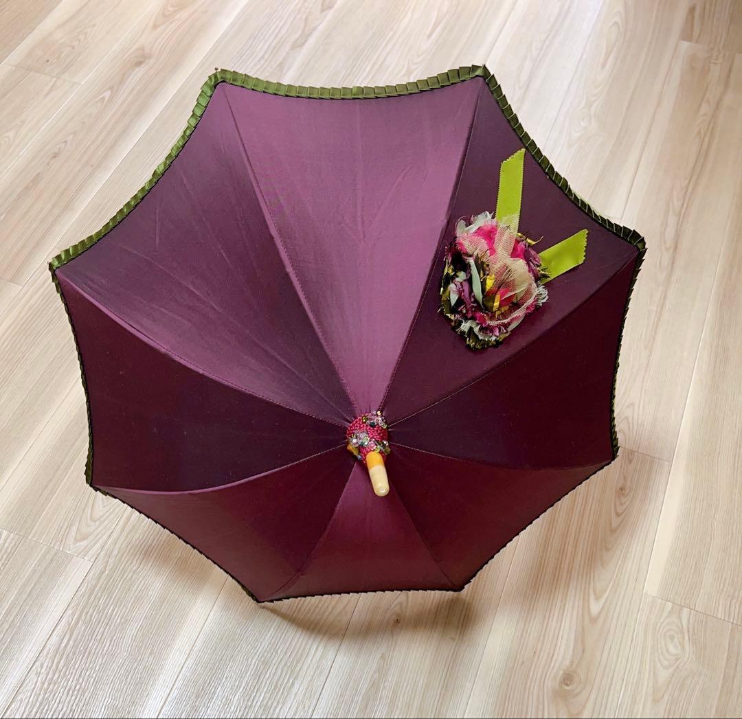 ALEXANDRA SOJFER PARIS 日傘　ワインレッド