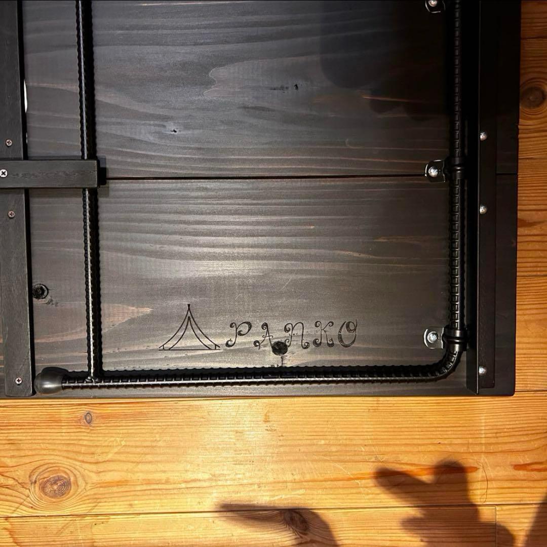 No.542 アイアンローテーブル オルテガテーブル　ネイティブ柄