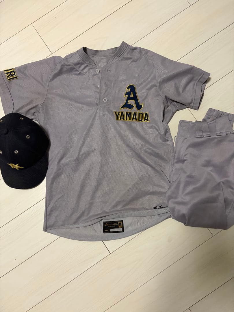 YAMADA 公式戦用ユニフォームセット グレー