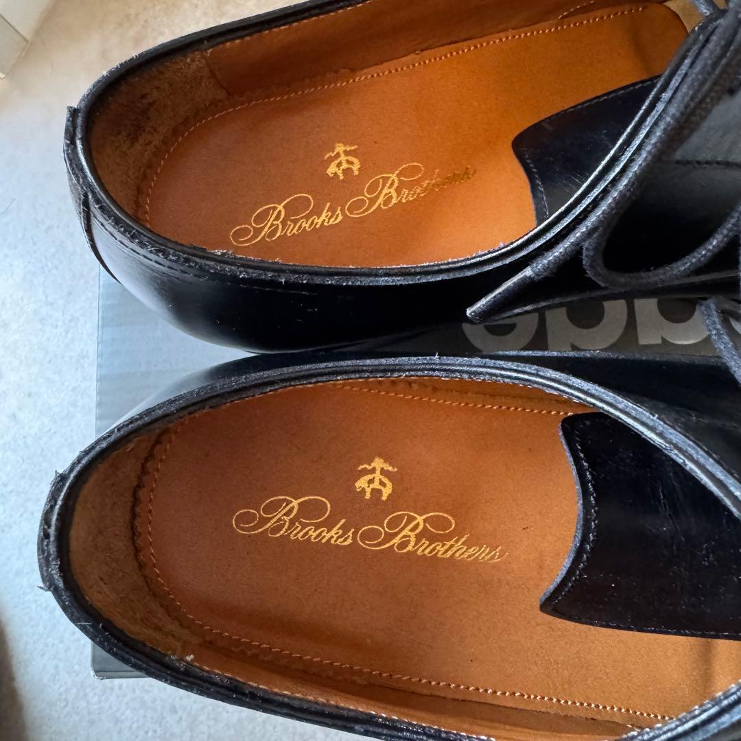 ブルックスブラザーズ ジャラン・スリウァヤ製 ストレートチップシューズ