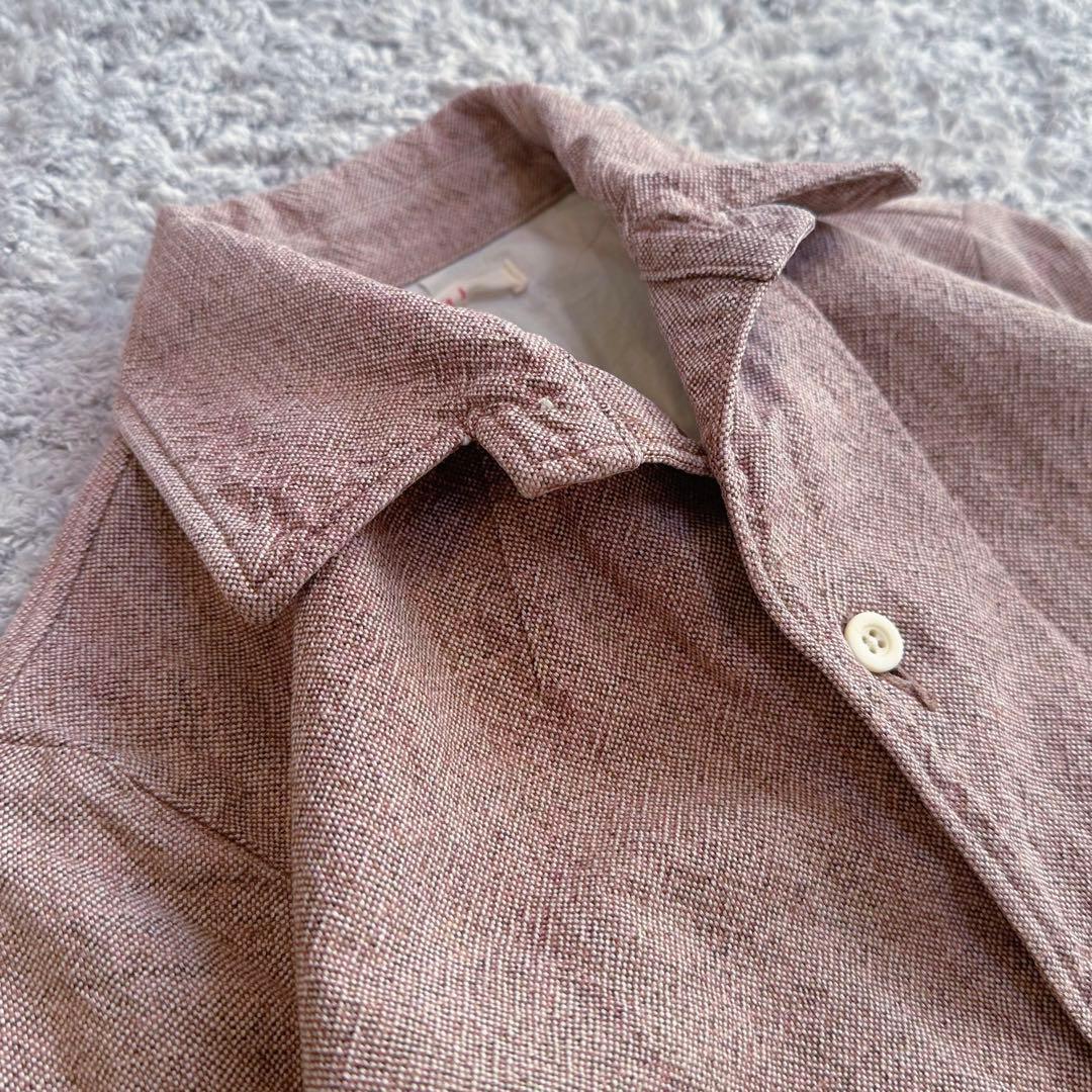 希少カラー【コットン•ツイード×ツイル】45rpm／ステンカラー•ワークコート