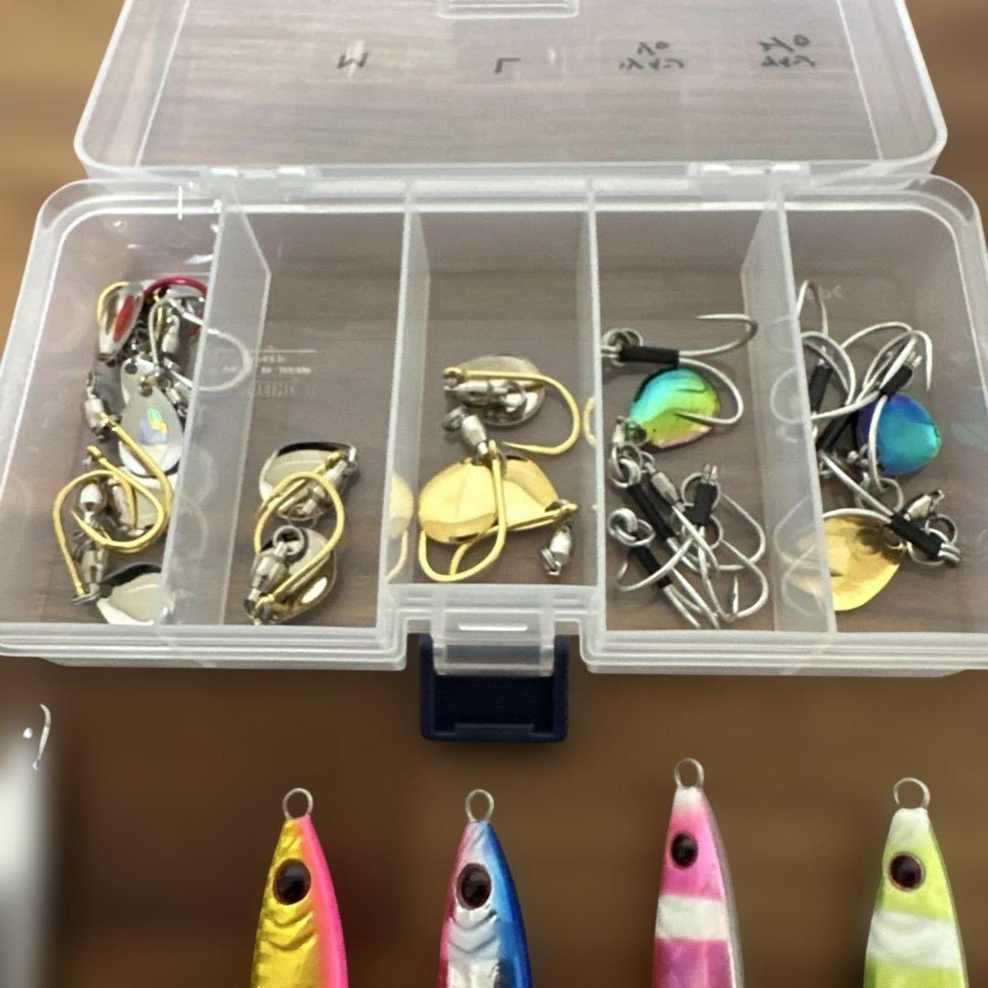 ブレードジギング　ルアー各種とフック付き