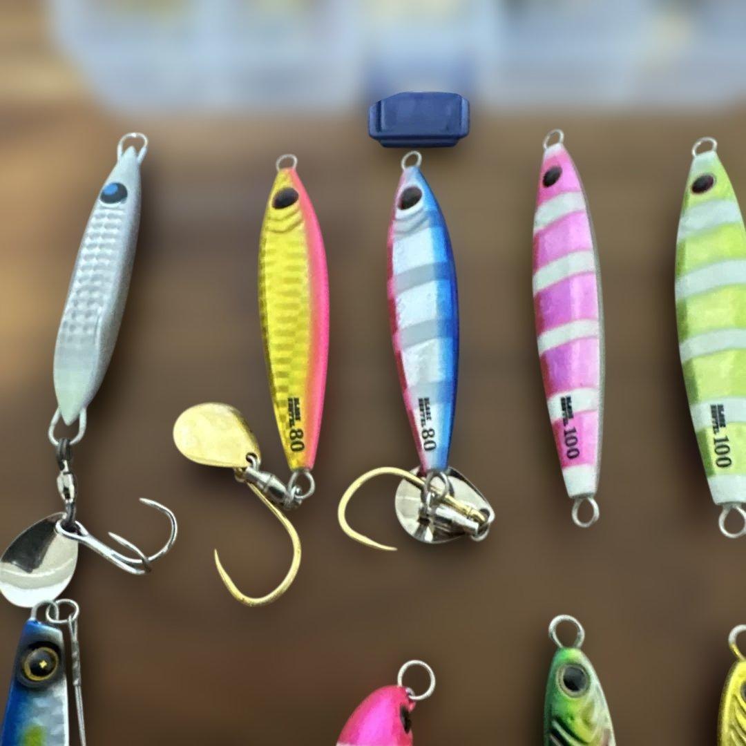 ブレードジギング　ルアー各種とフック付き