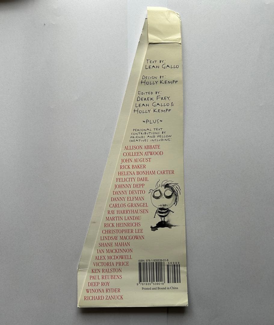 The Art of Tim Burton ティムバートンの世界 英語版　画集