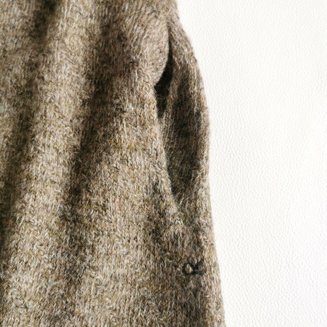 【美品✨】45R もくもくノアランドワンピース メリノウール カーキ