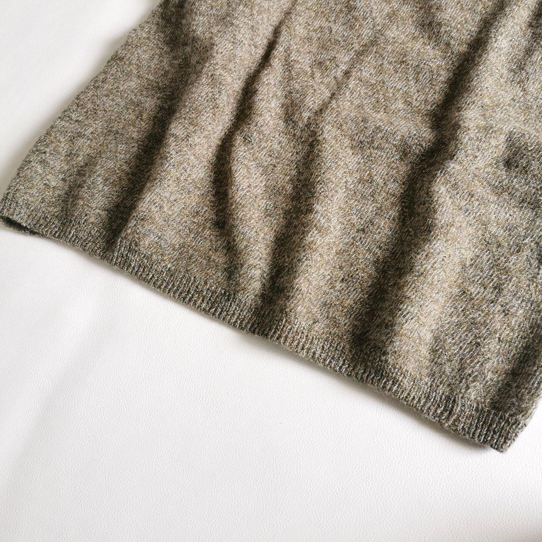 【美品✨】45R もくもくノアランドワンピース メリノウール カーキ