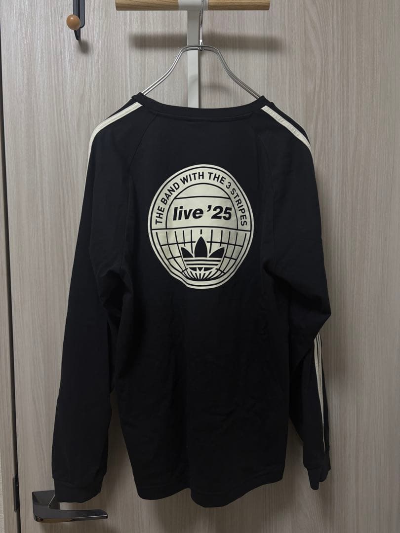 adidas x Oasis ロンT ブラック ロングTシャツ