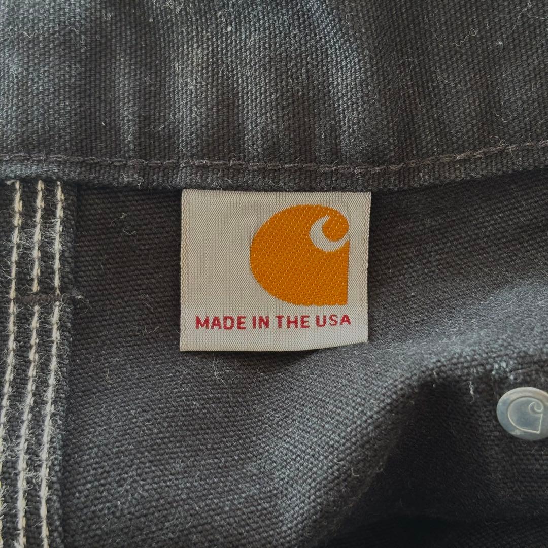 Carhartt ダブルニー ペインターパンツ USA製 ブラック W38