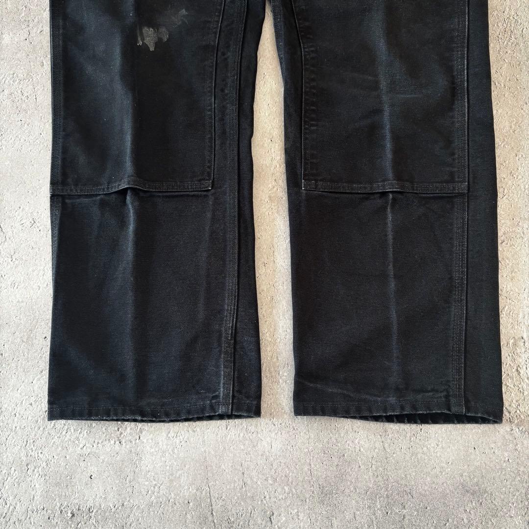 Carhartt ダブルニー ペインターパンツ USA製 ブラック W38