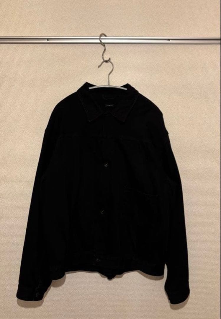 COMOLI　デニムジャケット　4 ブラック