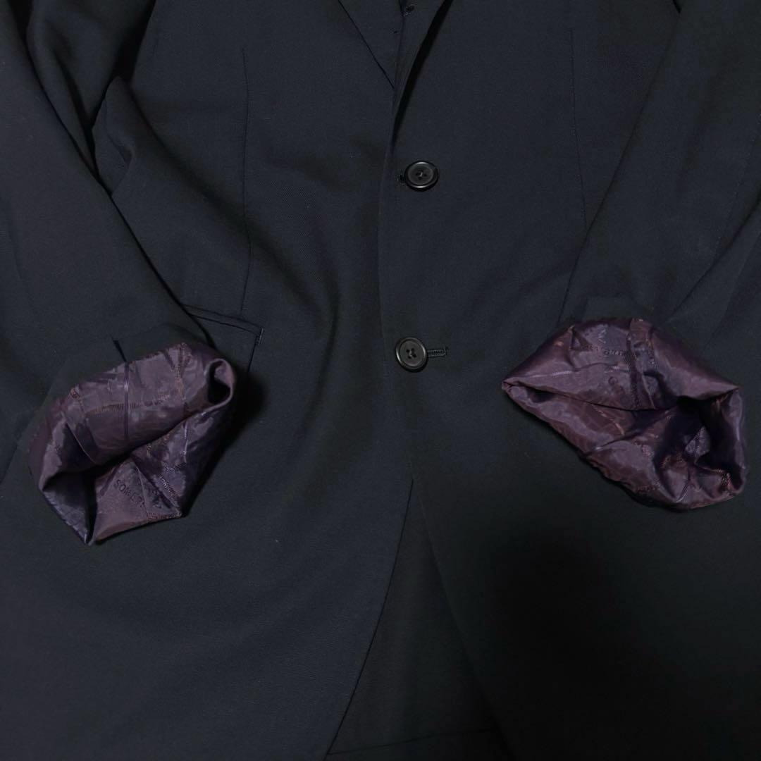 【OK★】ポールスミスロンドン　セットアップ　ゼニア　黒　XL