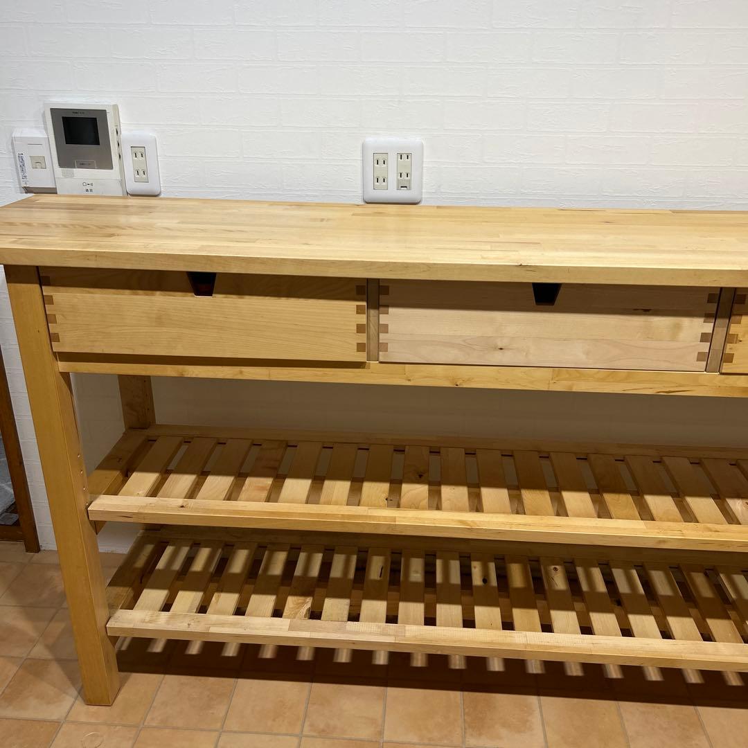 IKEA FORHOJAフォルホイアキッチンカウンターワゴン