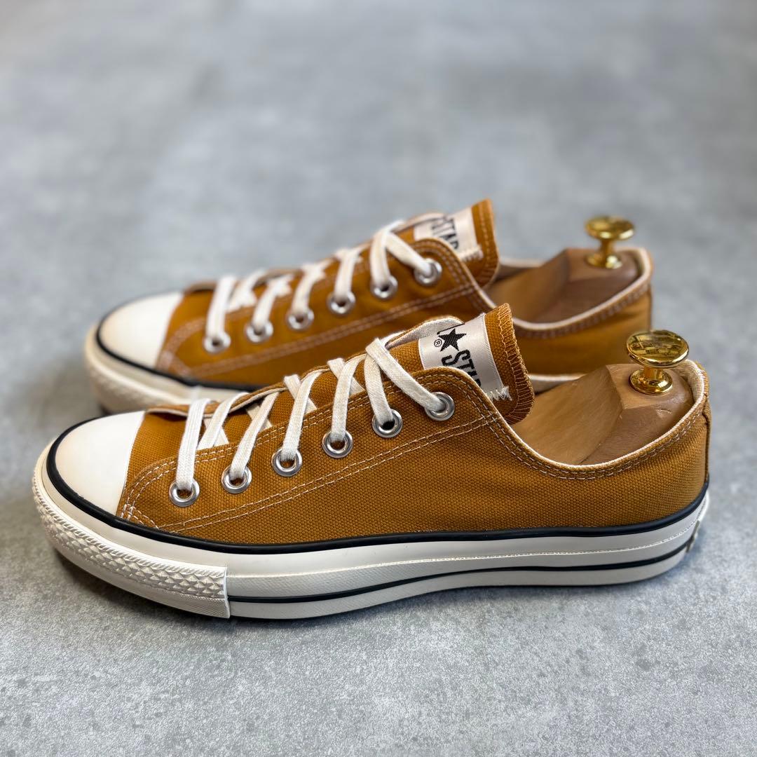 【超美品】日本製 コンバース オールスター ロー スニーカー マスタード 6.5