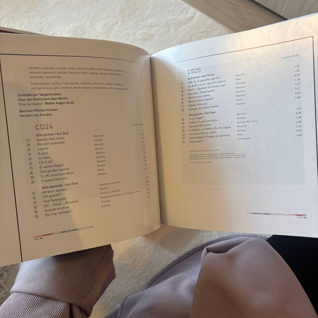 LUCIANO PAVAROTTI CD〔24-25のみ欠品〕